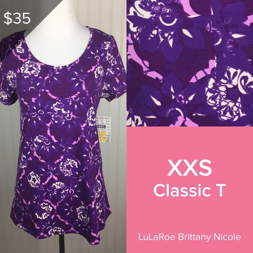 XXS Classic T BNWT LuLaRoe